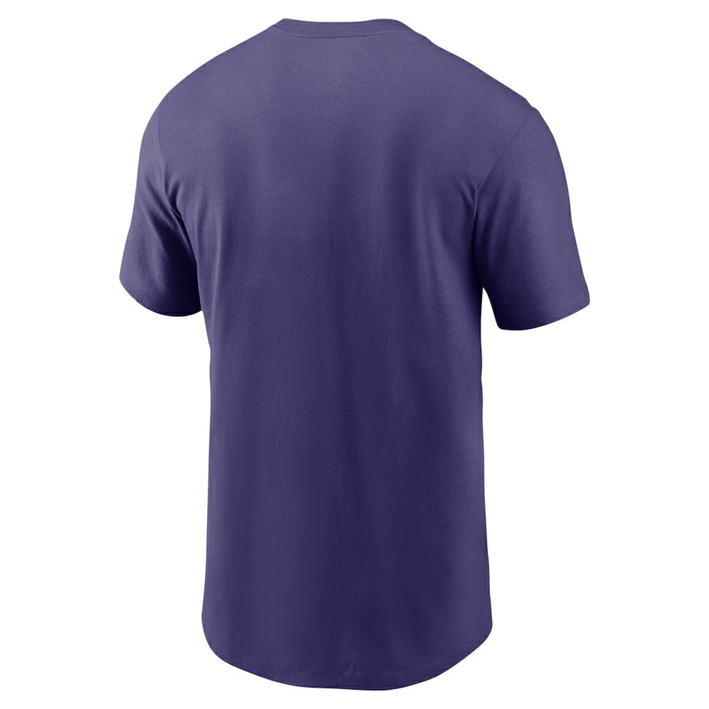 Baltimore Ravens Team Wordmark Essential T-Shirt - Purple T-shirts