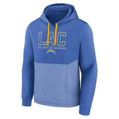 Los Angeles Chargers Successful Tri-Blend Pullover Hoodie - Powder Blue Hoodies