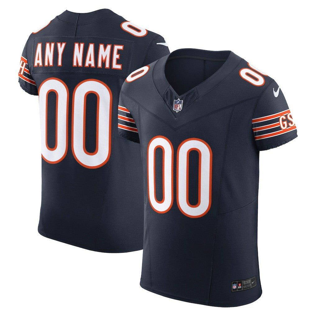 Chicago Bears Vapor F.U.S.E. Elite Custom Jersey - Navy Jerseys