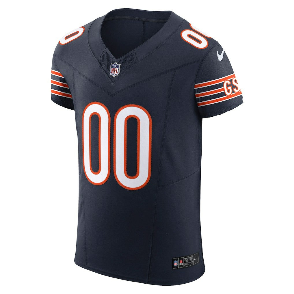 Chicago Bears Vapor F.U.S.E. Elite Custom Jersey - Navy Jerseys
