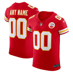 Kansas City Chiefs Vapor F.U.S.E. Elite Custom Jersey - Red Jerseys