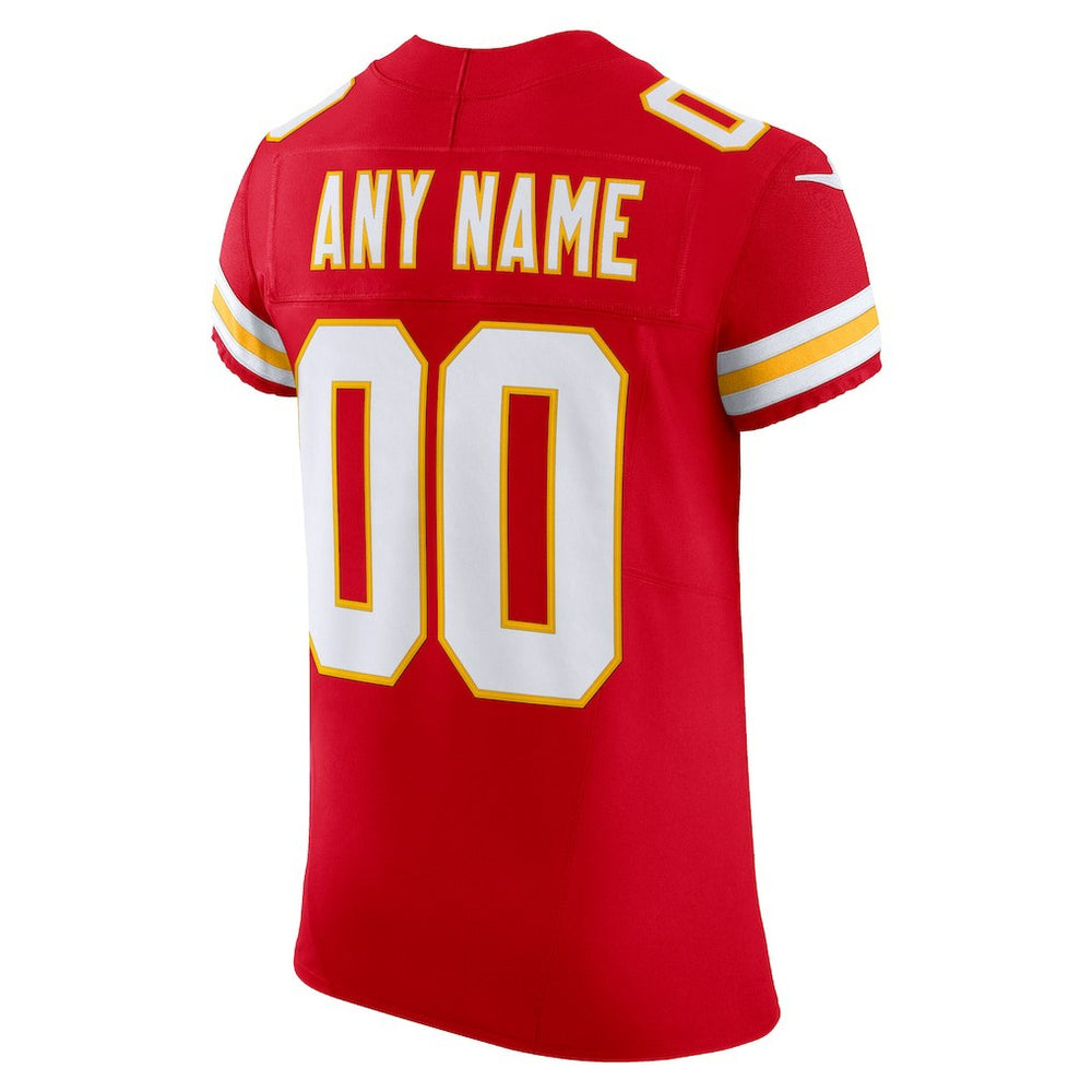 Kansas City Chiefs Vapor F.U.S.E. Elite Custom Jersey - Red Jerseys