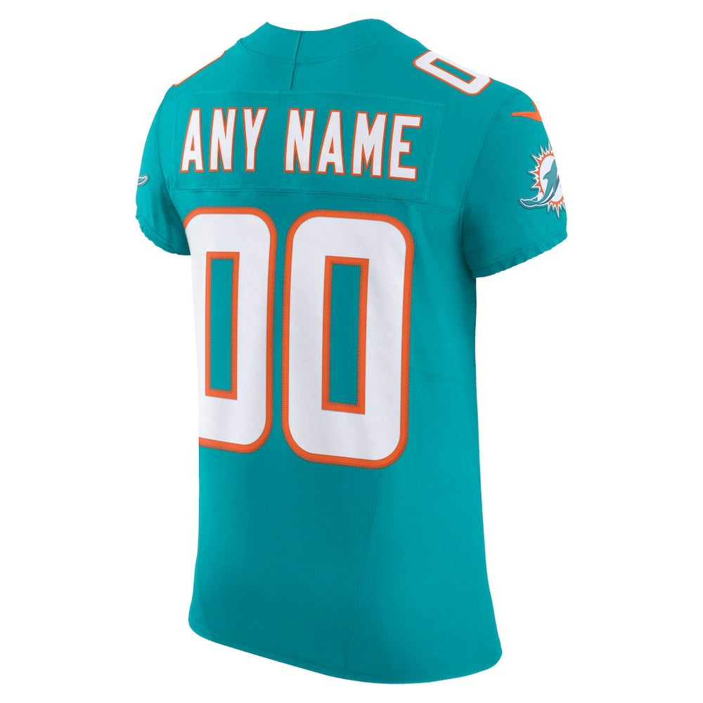 Miami Dolphins Vapor F.U.S.E. Elite Custom Jersey - Aqua Jerseys