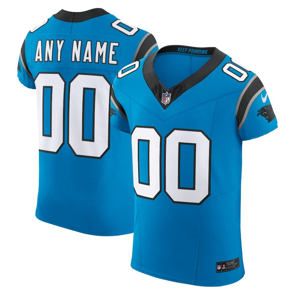 Carolina Panthers Vapor F.U.S.E. Elite Custom Jersey - Blue Jerseys