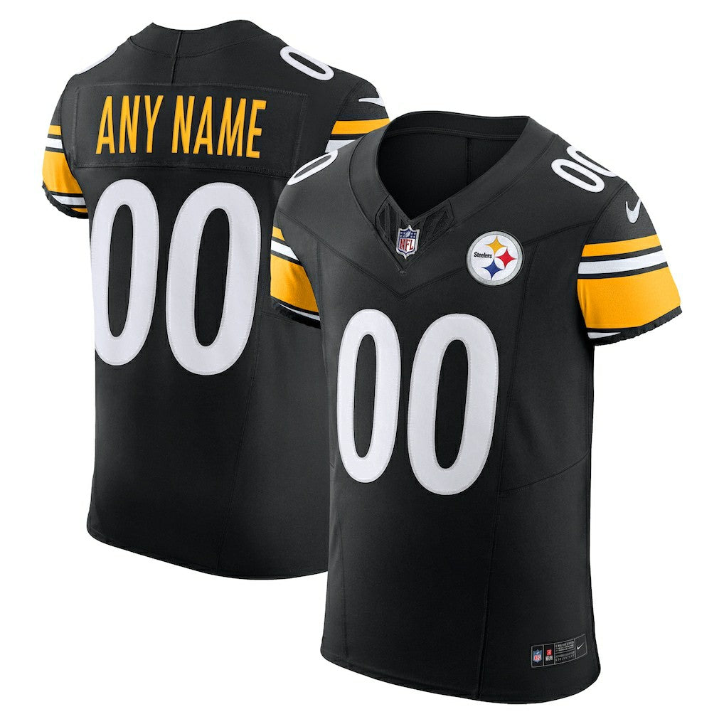 Pittsburgh Steelers Vapor F.U.S.E. Elite Custom Jersey - Black Jerseys