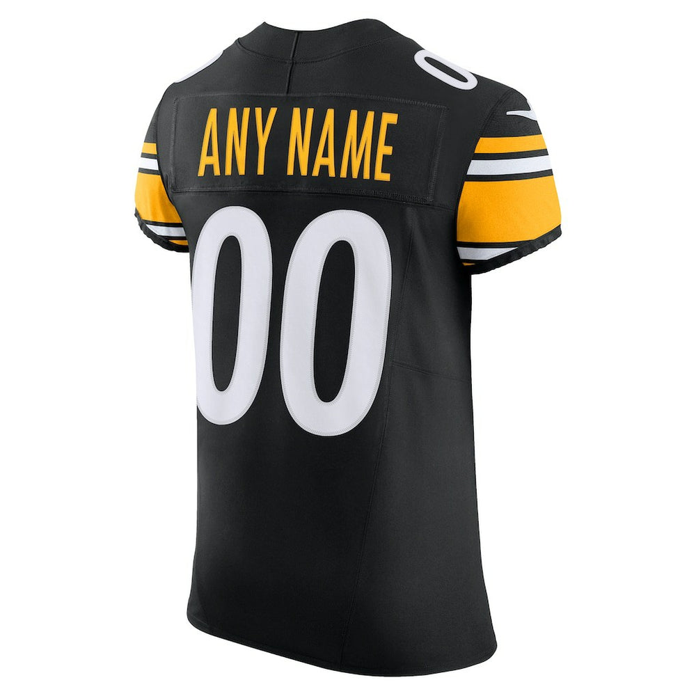 Pittsburgh Steelers Vapor F.U.S.E. Elite Custom Jersey - Black Jerseys
