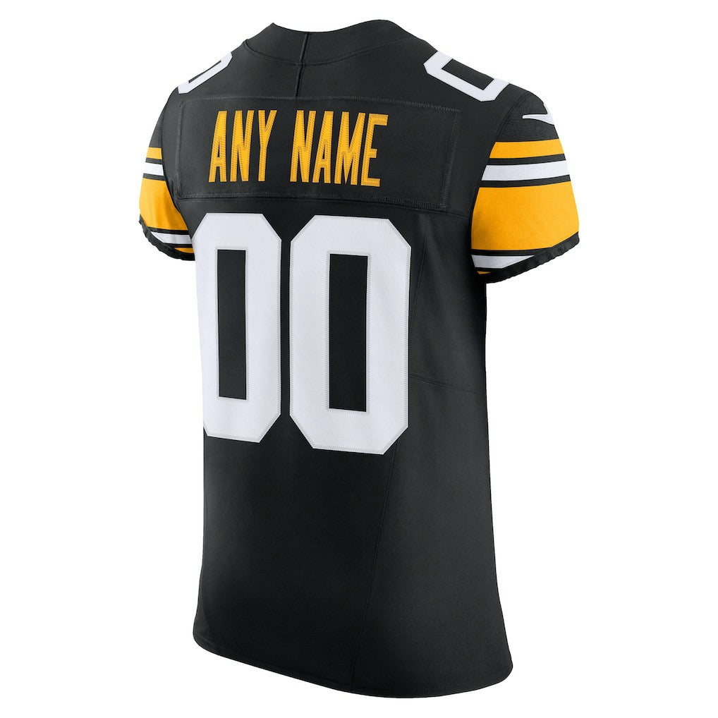 Pittsburgh Steelers Vapor F.U.S.E. Elite Custom Jersey - Black Jerseys