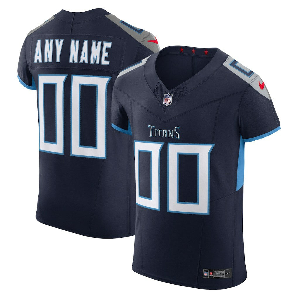 Tennessee Titans Vapor F.U.S.E. Elite Custom Jersey - Navy Jerseys