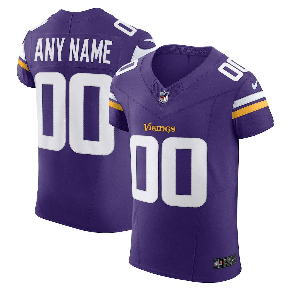Minnesota Vikings Vapor F.U.S.E. Elite Custom Jersey - Purple Jerseys
