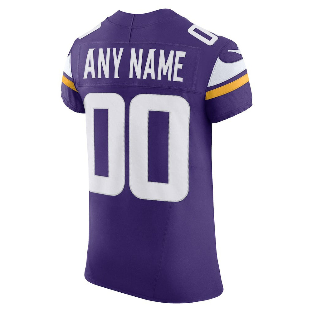 Minnesota Vikings Vapor F.U.S.E. Elite Custom Jersey - Purple Jerseys