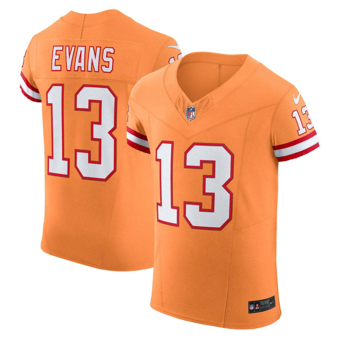 Mike Evans Tampa Bay Buccaneers Alternate Vapor F.U.S.E. Elite Jersey - Orange Jerseys