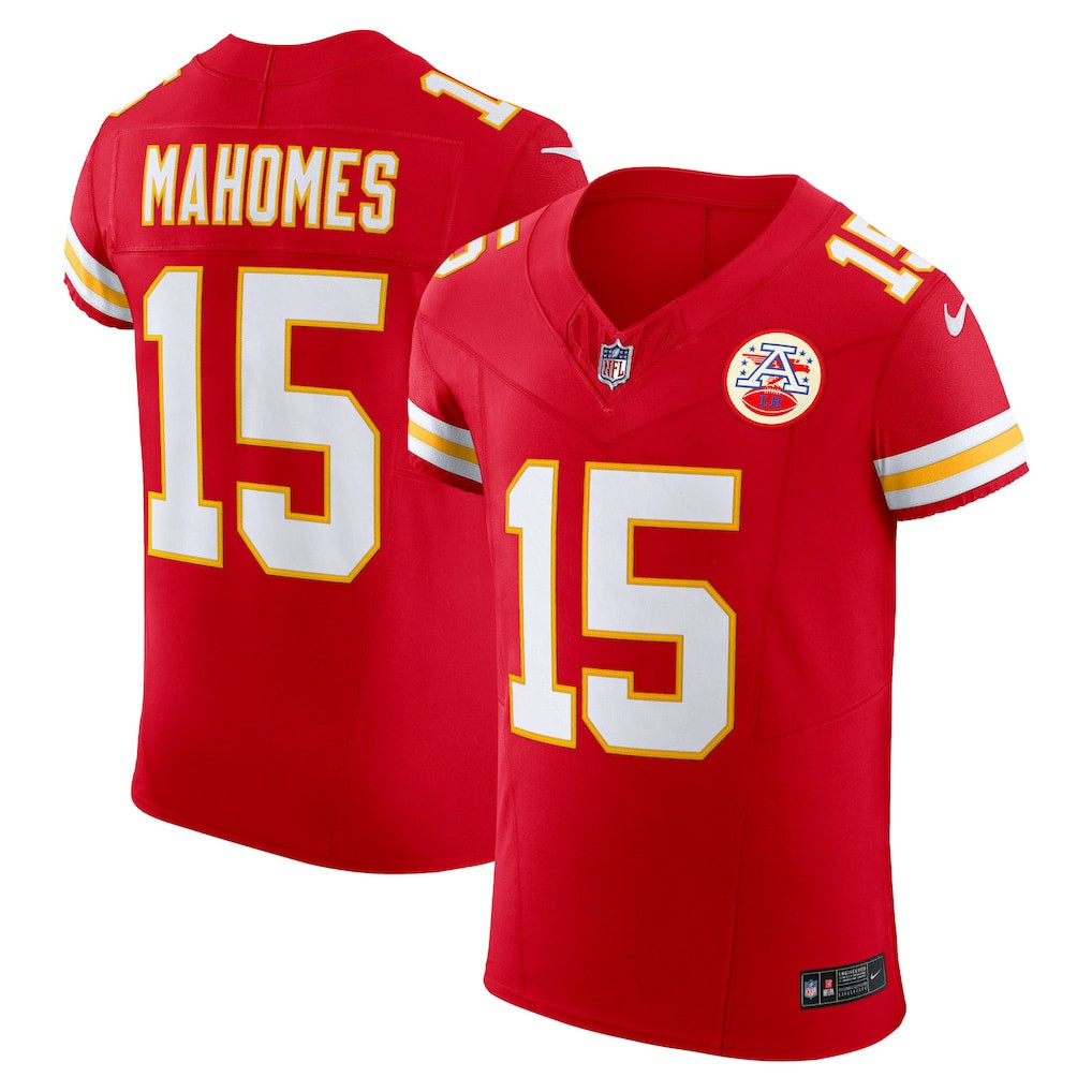 Patrick Mahomes Kansas City Chiefs Vapor F.U.S.E. Elite Jersey - Red Jerseys