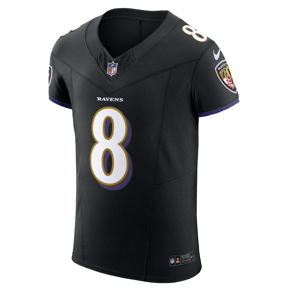 Lamar Jackson Baltimore Ravens Alternate Vapor F.U.S.E. Elite Jersey - Black Jerseys