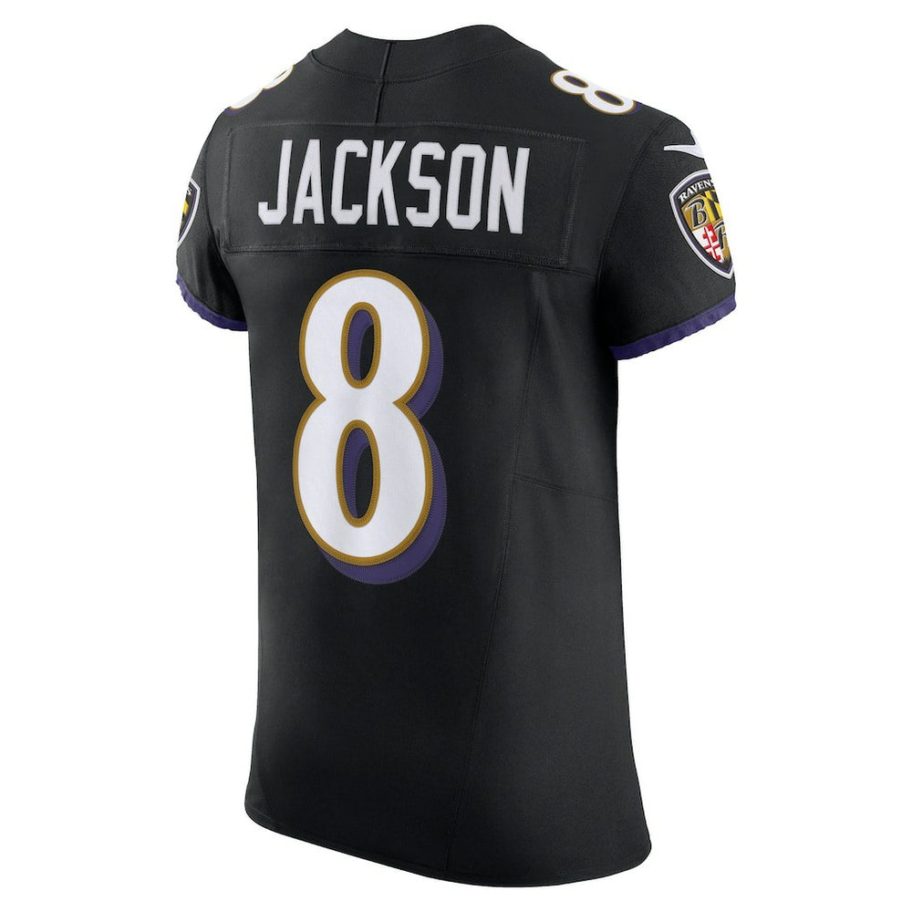 Lamar Jackson Baltimore Ravens Alternate Vapor F.U.S.E. Elite Jersey - Black Jerseys
