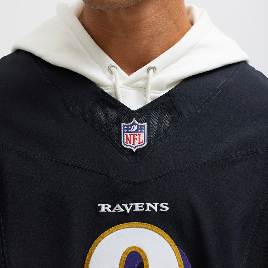 Lamar Jackson Baltimore Ravens Alternate Vapor F.U.S.E. Elite Jersey - Black Jerseys
