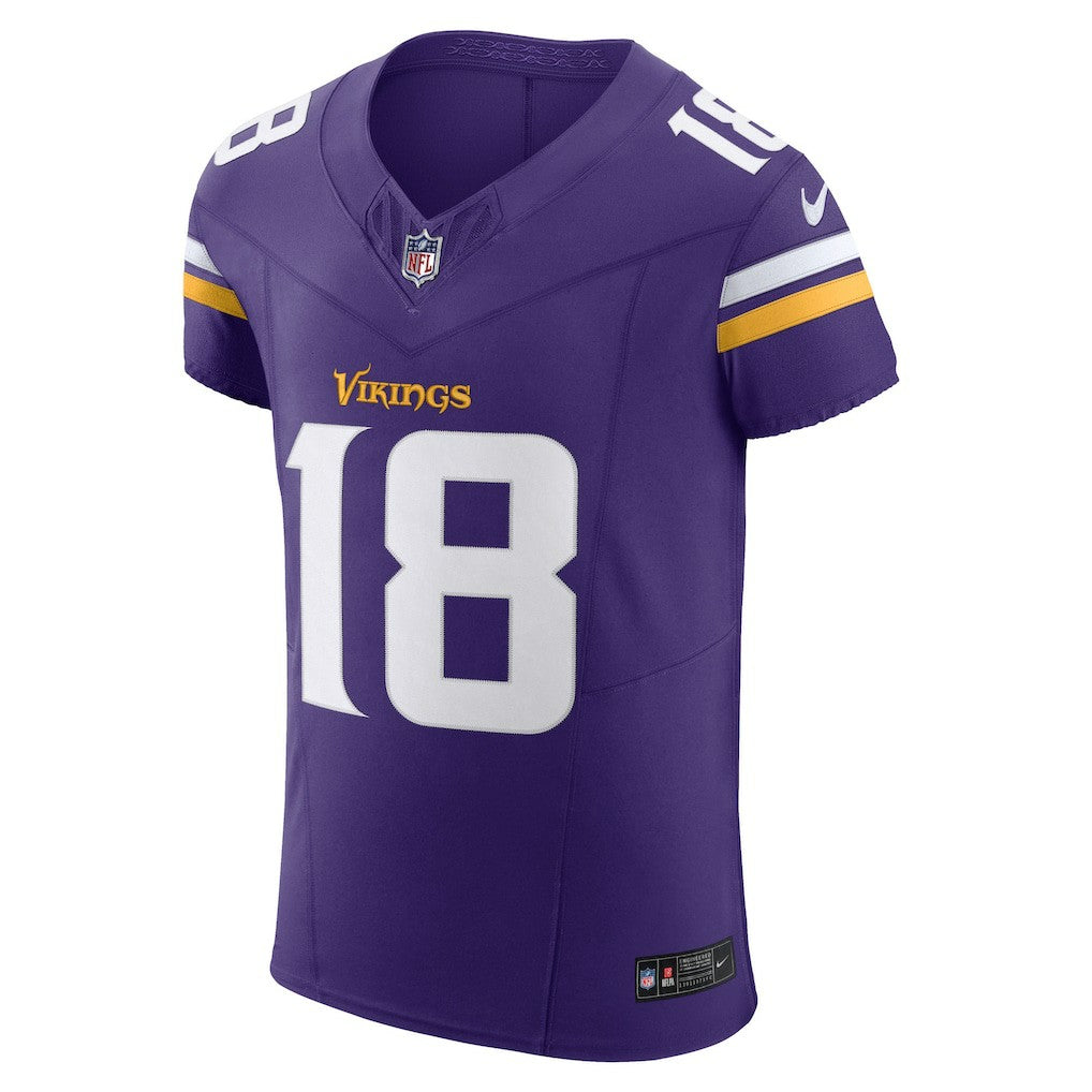 Justin Jefferson Minnesota Vikings Vapor F.U.S.E. Elite Jersey - Purple Jerseys