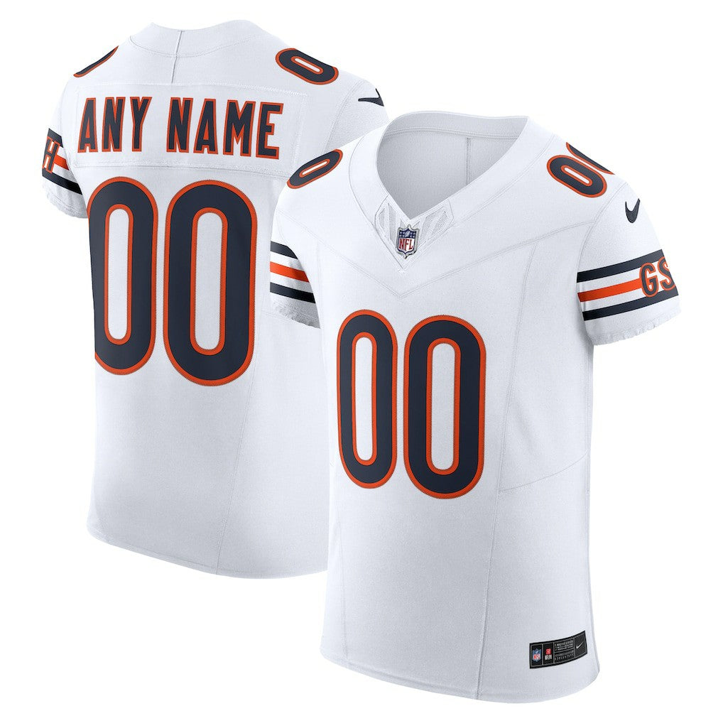 Chicago Bears Vapor F.U.S.E. Elite Custom Jersey - White Jerseys