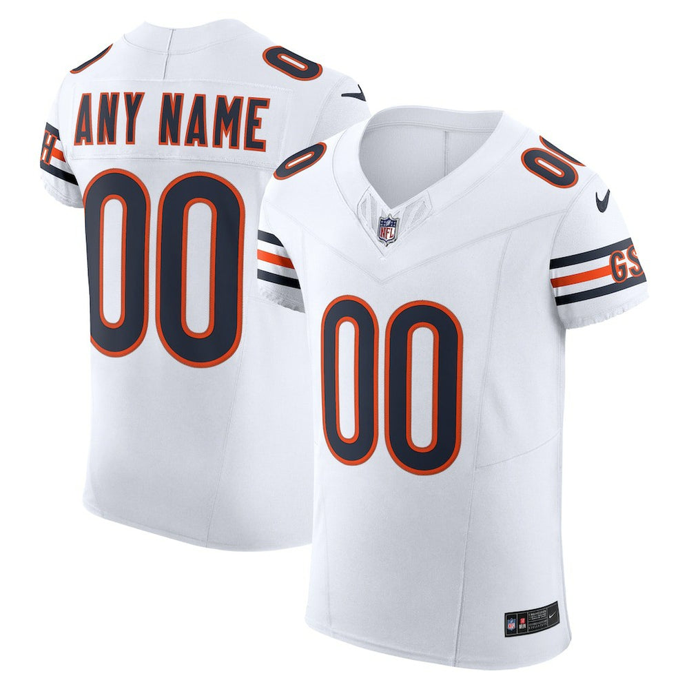 Chicago Bears Vapor F.U.S.E. Elite Custom Jersey - White Jerseys