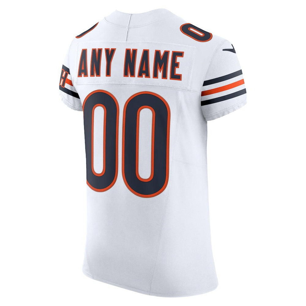 Chicago Bears Vapor F.U.S.E. Elite Custom Jersey - White Jerseys