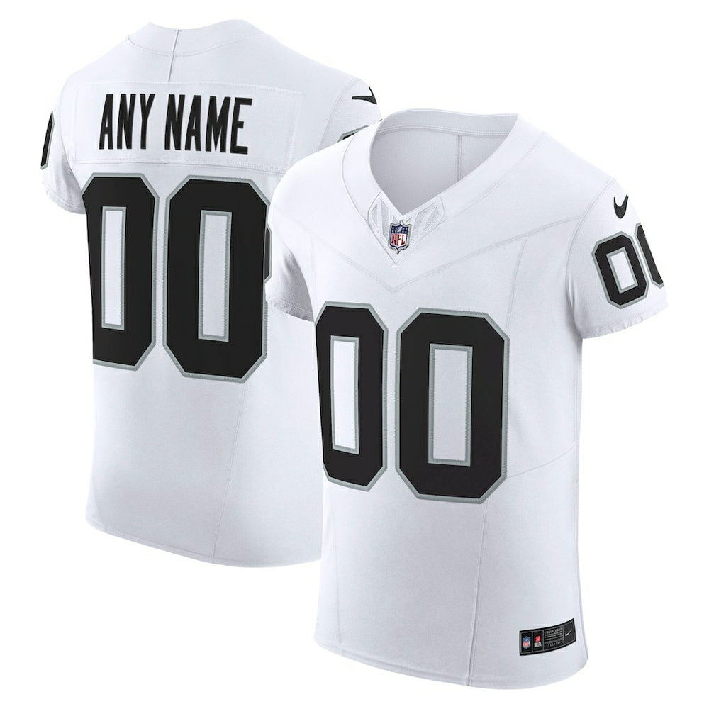 Las Vegas Raiders Vapor F.U.S.E. Elite Custom Jersey - White Jerseys