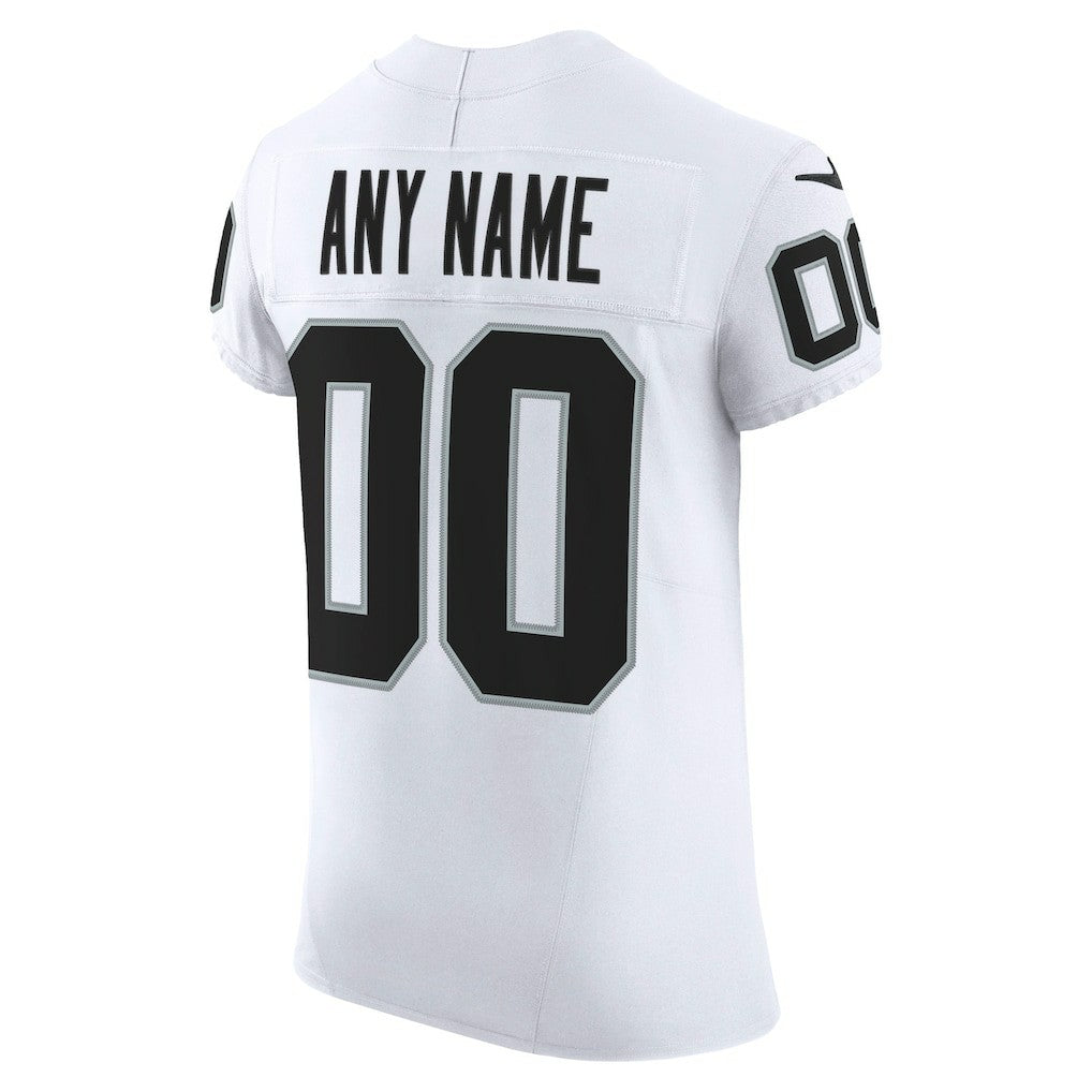Las Vegas Raiders Vapor F.U.S.E. Elite Custom Jersey - White Jerseys