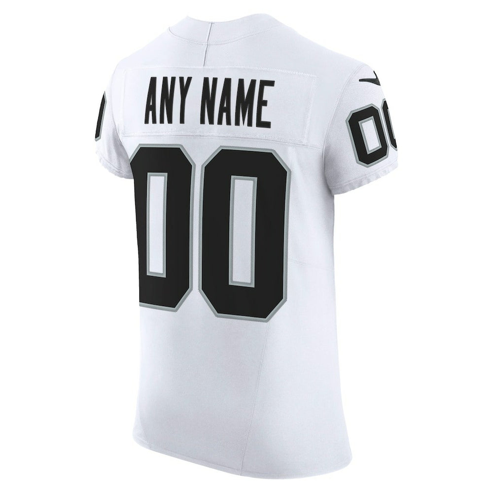 Las Vegas Raiders Vapor F.U.S.E. Elite Custom Jersey - White Jerseys