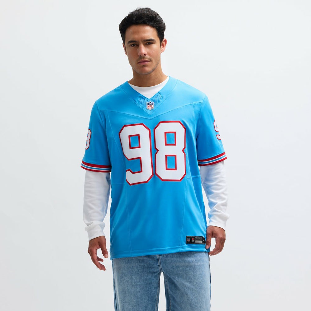 Jeffery Simmons Tennessee Titans Vapor F.U.S.E. Limited Jersey - Light Blue Jerseys