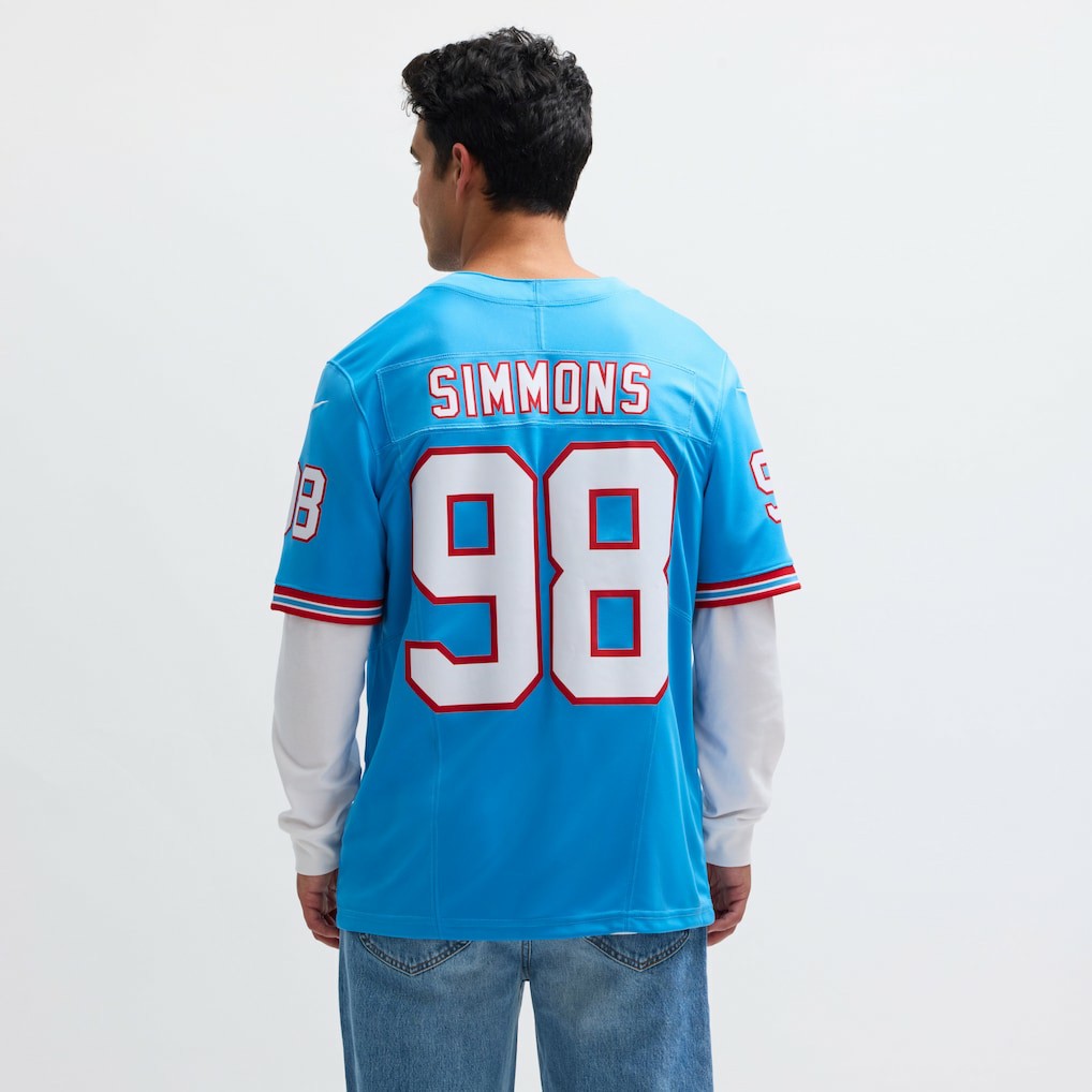 Jeffery Simmons Tennessee Titans Vapor F.U.S.E. Limited Jersey - Light Blue Jerseys