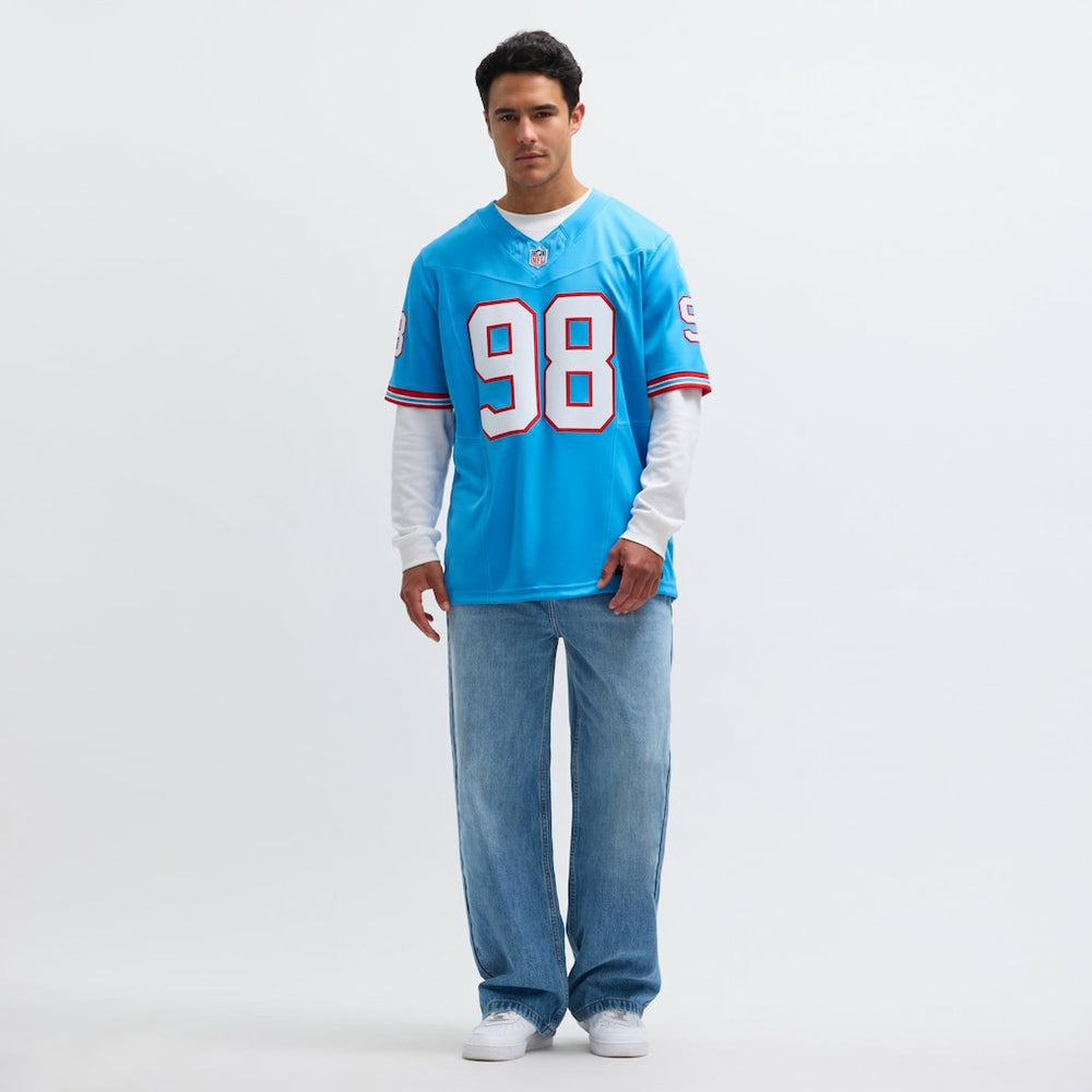 Jeffery Simmons Tennessee Titans Vapor F.U.S.E. Limited Jersey - Light Blue Jerseys