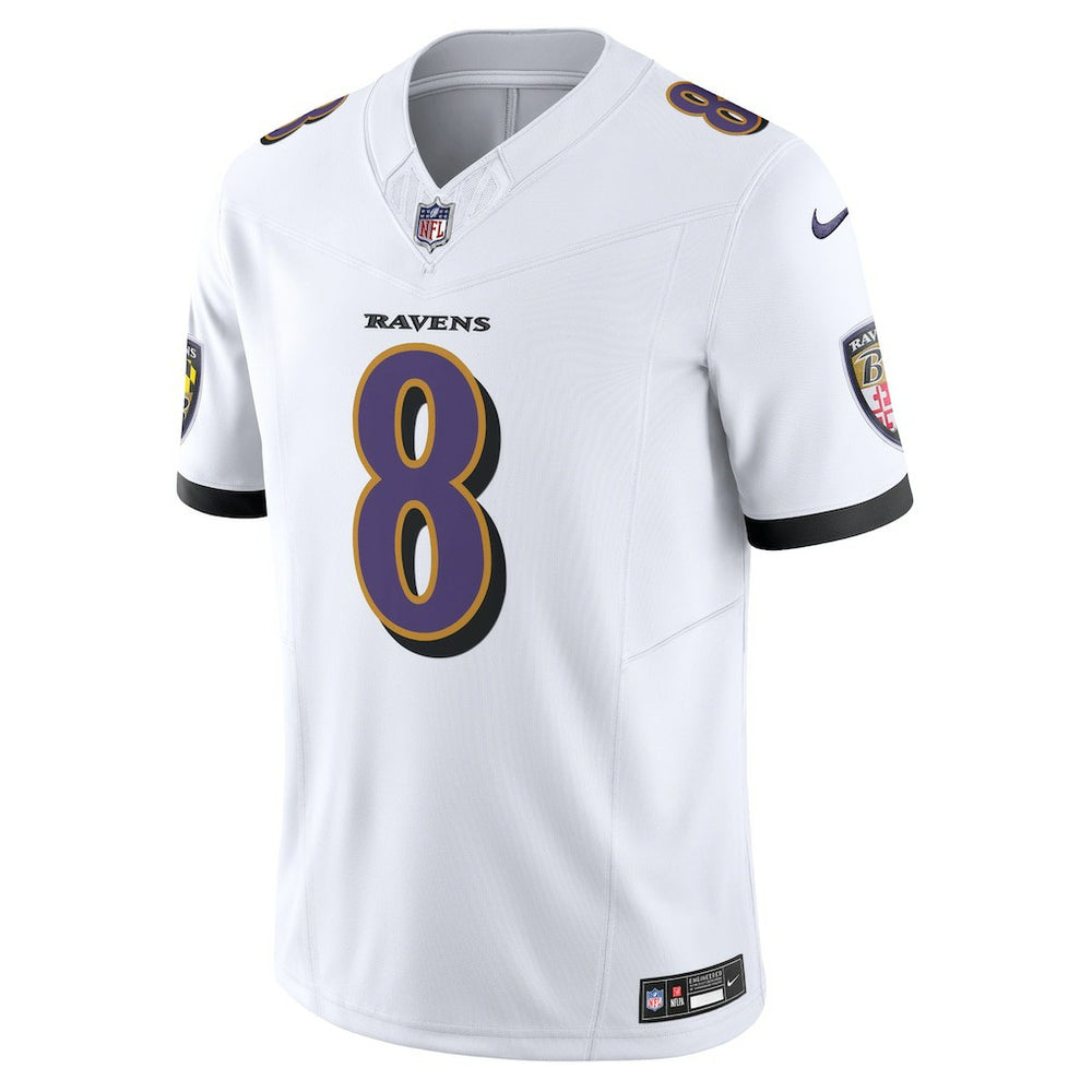 Lamar Jackson Baltimore Ravens Vapor F.U.S.E. Limited Jersey - White Jerseys