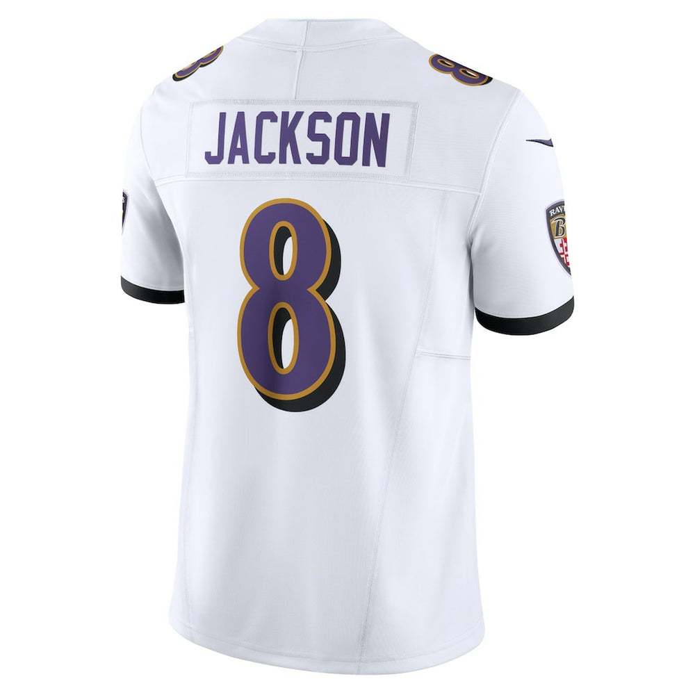 Lamar Jackson Baltimore Ravens Vapor F.U.S.E. Limited Jersey - White Jerseys