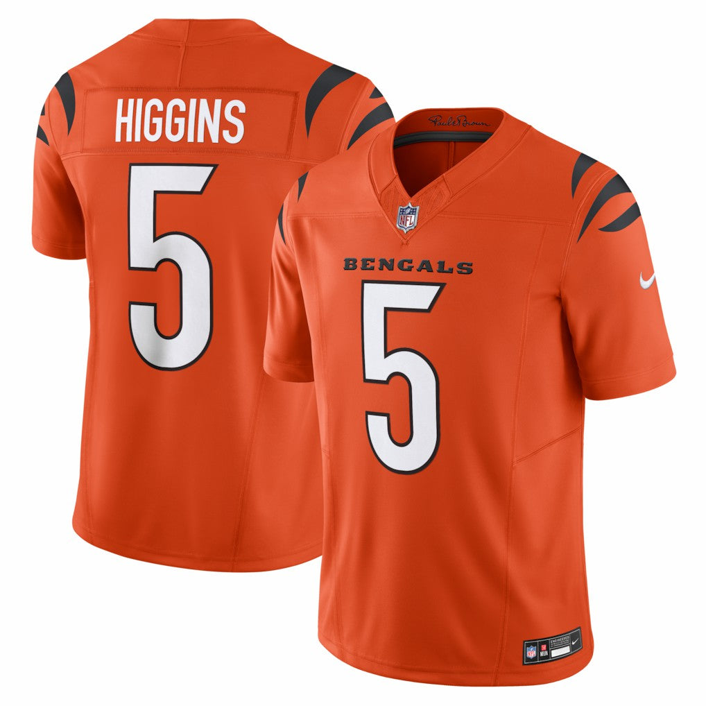 Tee Higgins Cincinnati Bengals Vapor F.U.S.E. Limited Jersey - Orange Jerseys