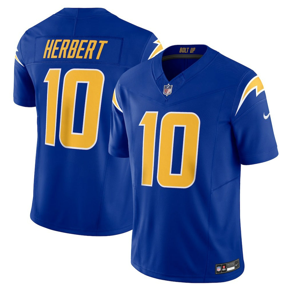 Justin Herbert Los Angeles Chargers Vapor F.U.S.E. Limited Jersey - Royal Jerseys