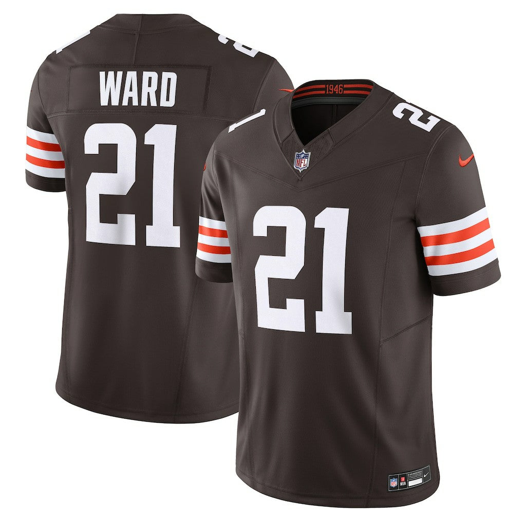 Denzel Ward Cleveland Browns Vapor F.U.S.E. Limited Jersey - Brown Jerseys