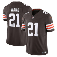 Denzel Ward Cleveland Browns Vapor F.U.S.E. Limited Jersey - Brown Jerseys