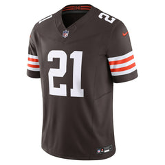 Denzel Ward Cleveland Browns Vapor F.U.S.E. Limited Jersey - Brown Jerseys