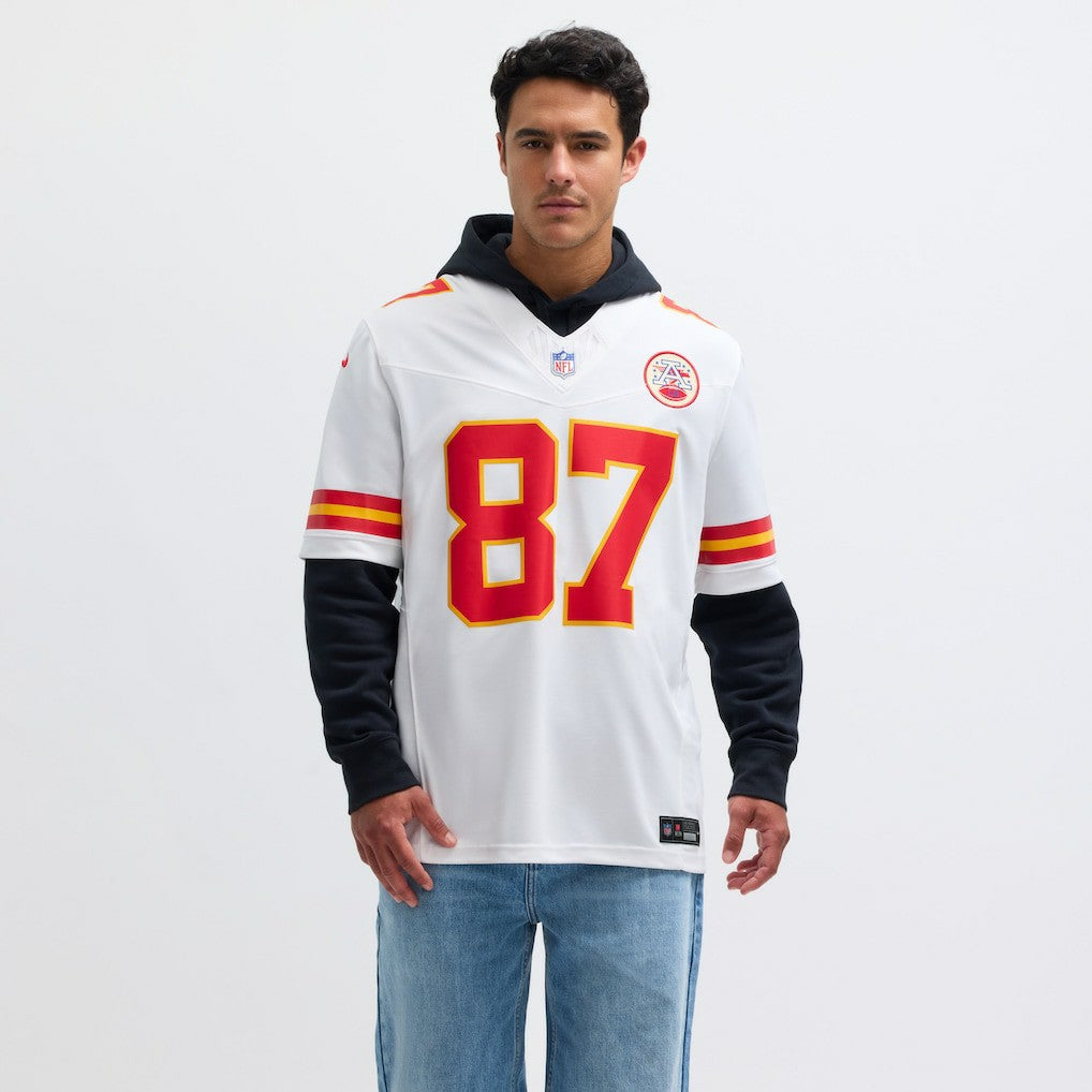 Travis Kelce Kansas City Chiefs Vapor F.U.S.E. Limited Jersey - White Jerseys