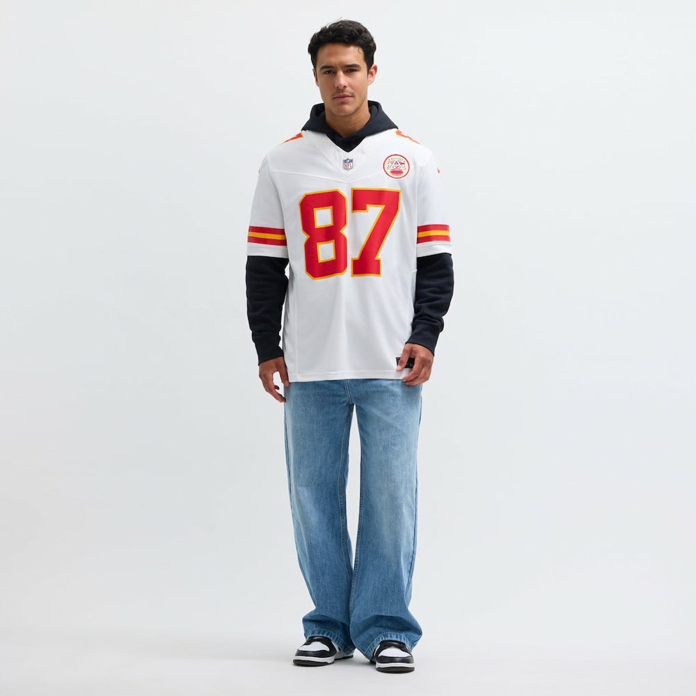 Travis Kelce Kansas City Chiefs Vapor F.U.S.E. Limited Jersey - White Jerseys