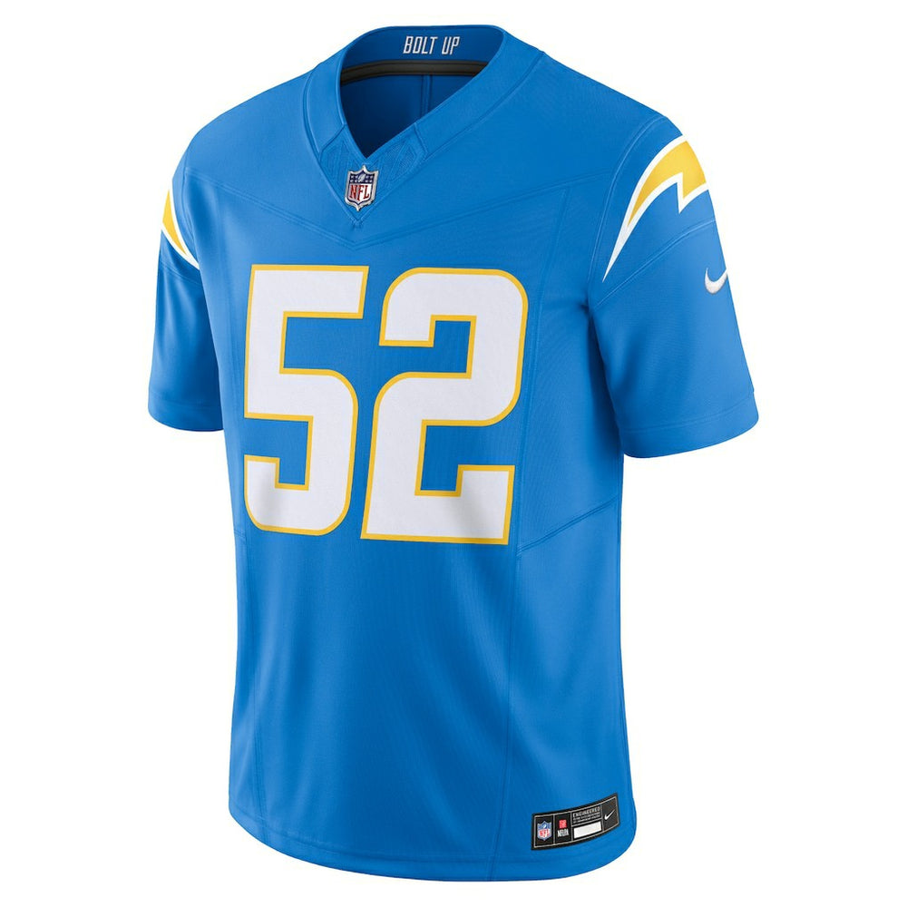 Khalil Mack Los Angeles Chargers Vapor F.U.S.E. Limited Jersey - Powder Blue Jerseys