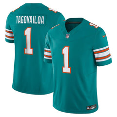 Tua Tagovailoa Miami Dolphins Vapor F.U.S.E. Limited Jersey - Aqua Jerseys