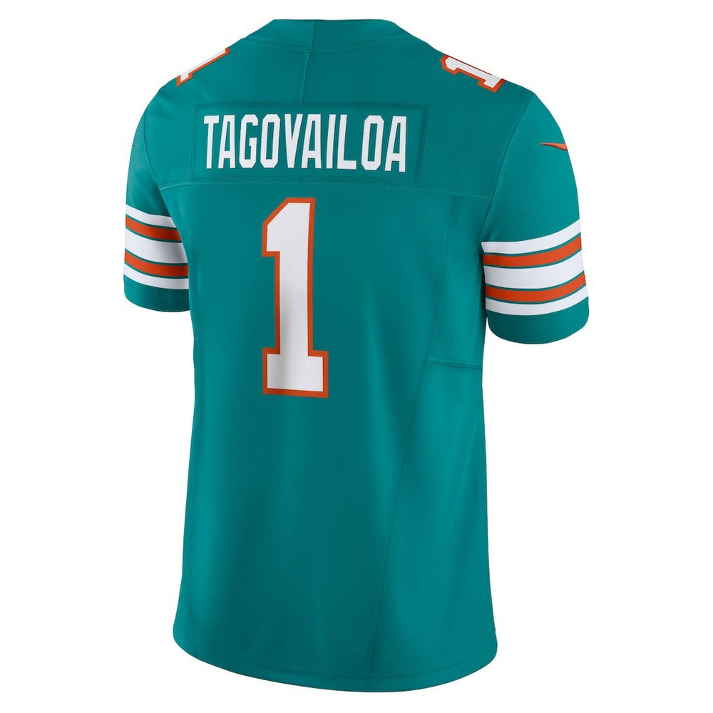 Tua Tagovailoa Miami Dolphins Vapor F.U.S.E. Limited Jersey - Aqua Jerseys