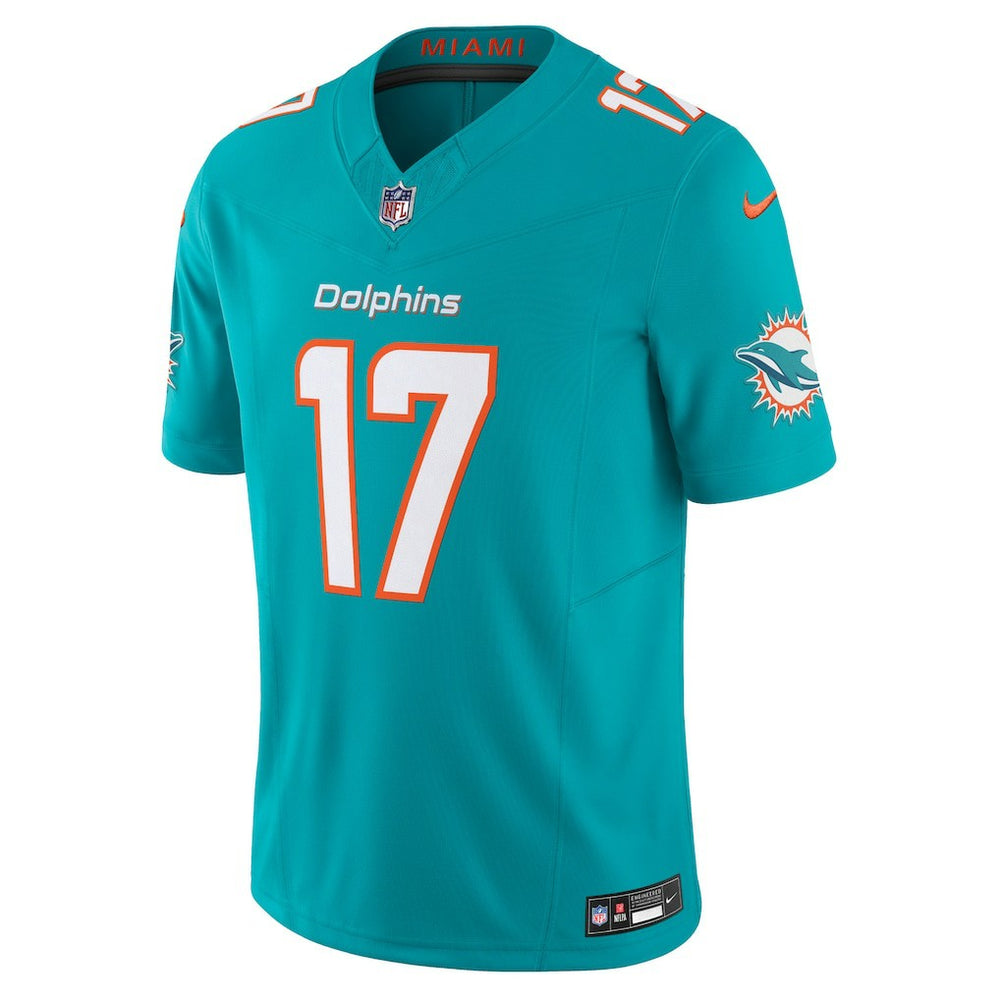 Jaylen Waddle Miami Dolphins Vapor F.U.S.E. Limited Jersey - Aqua Jerseys