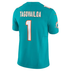 Tua Tagovailoa Miami Dolphins Vapor F.U.S.E. Limited Jersey - Aqua Jerseys