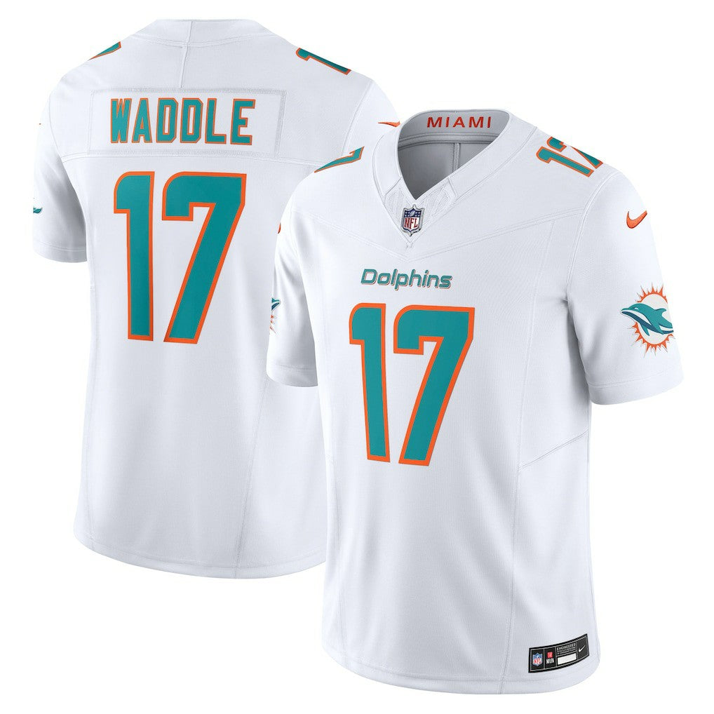 Jaylen Waddle Miami Dolphins Vapor F.U.S.E. Limited Jersey - White Jerseys