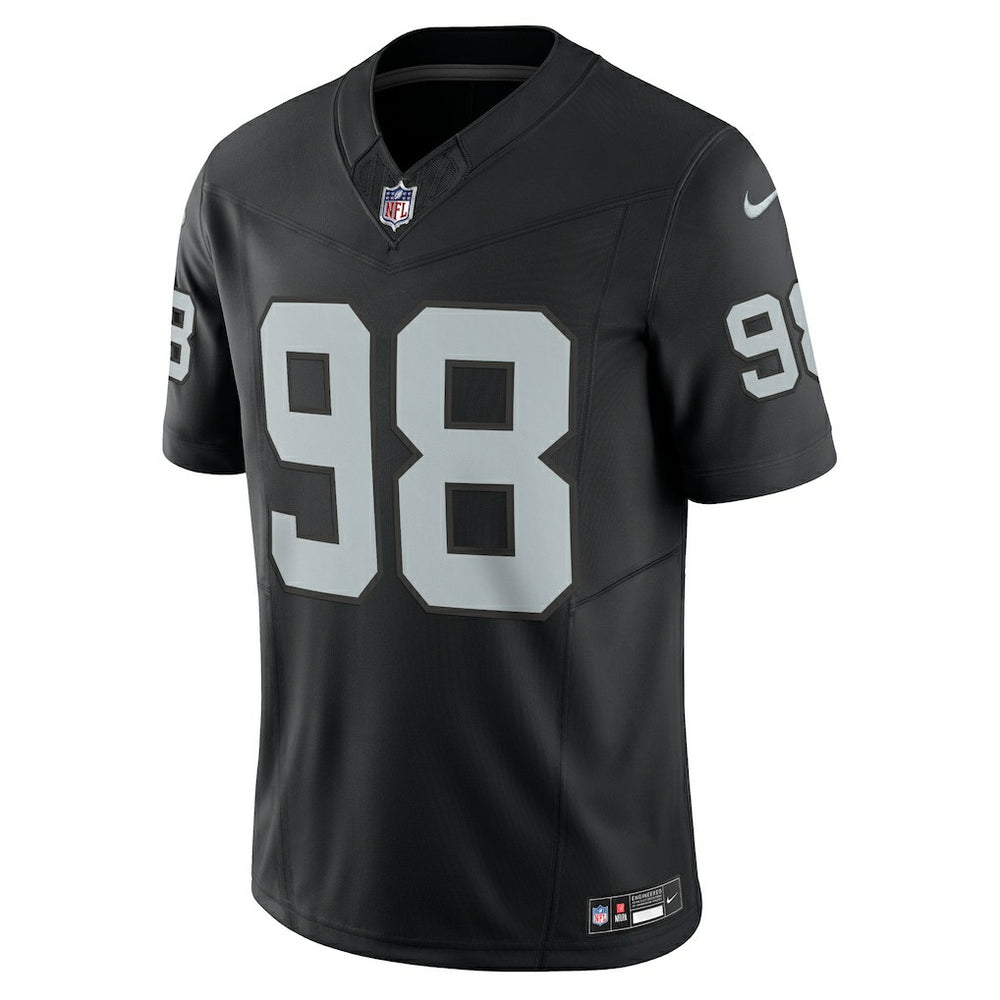 Maxx Crosby Las Vegas Raiders Vapor F.U.S.E. Limited Jersey - Black Jerseys