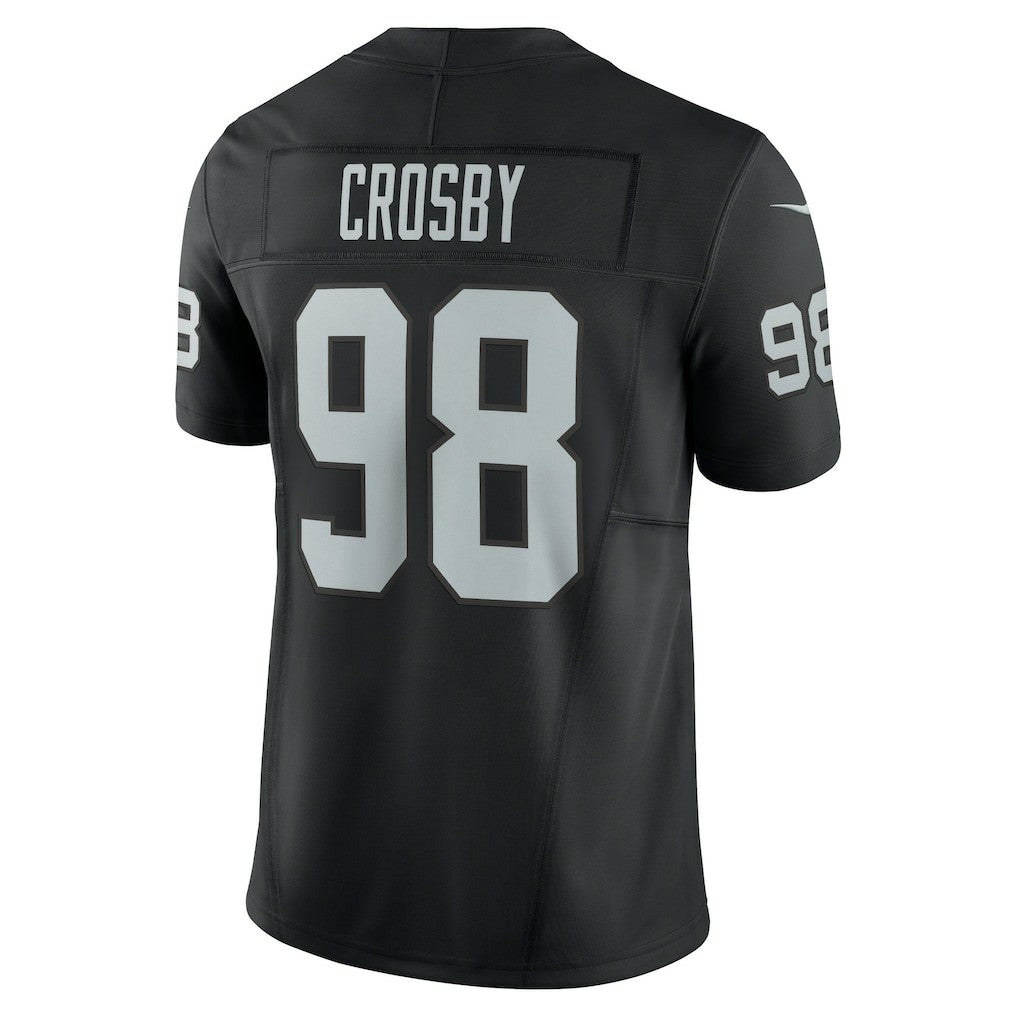 Maxx Crosby Las Vegas Raiders Vapor F.U.S.E. Limited Jersey - Black Jerseys