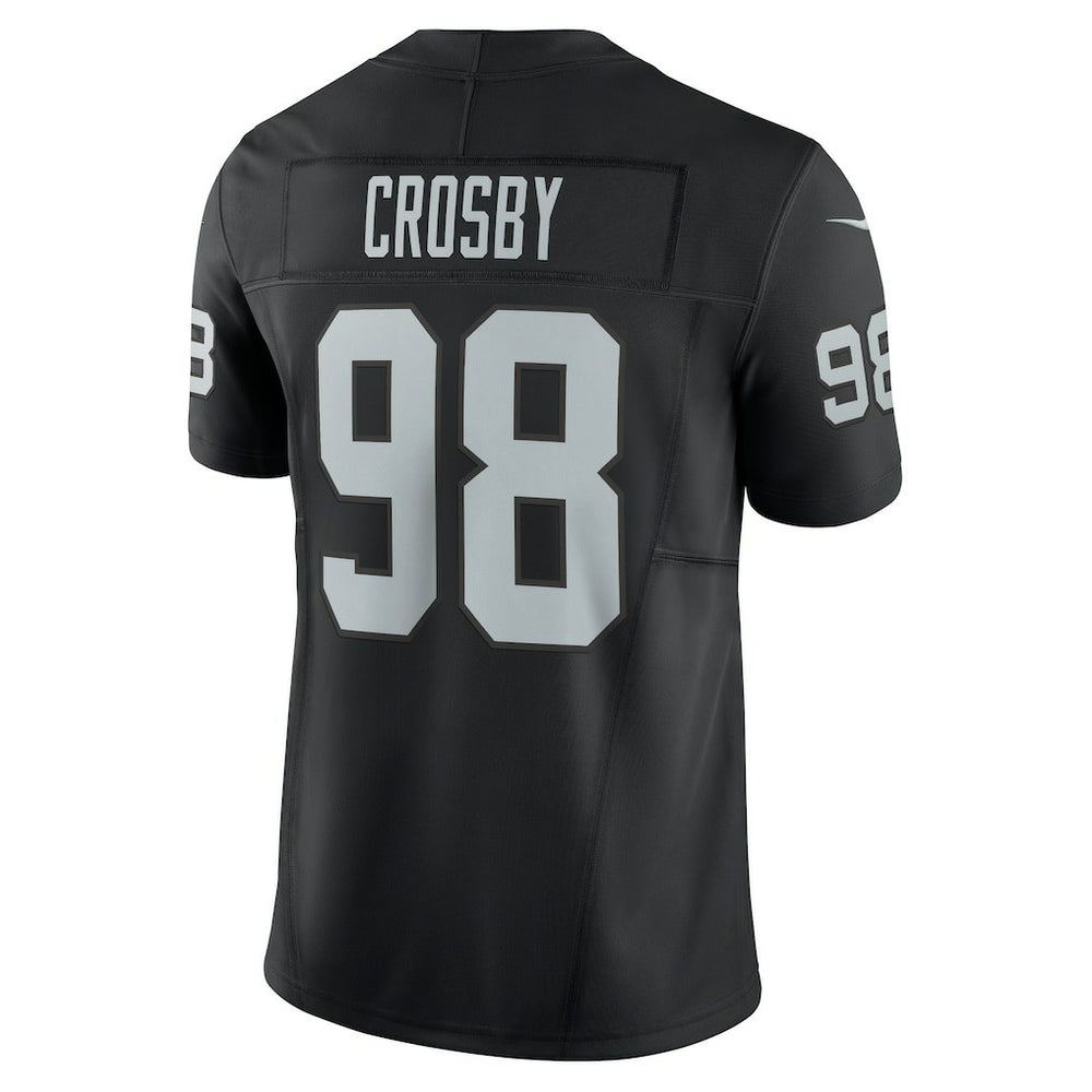 Maxx Crosby Las Vegas Raiders Vapor F.U.S.E. Limited Jersey - Black Jerseys