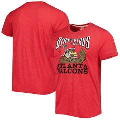 Atlanta Falcons Homage Dirty Birds Hyper Local Tri-Blend T-Shirt - Red T-shirts