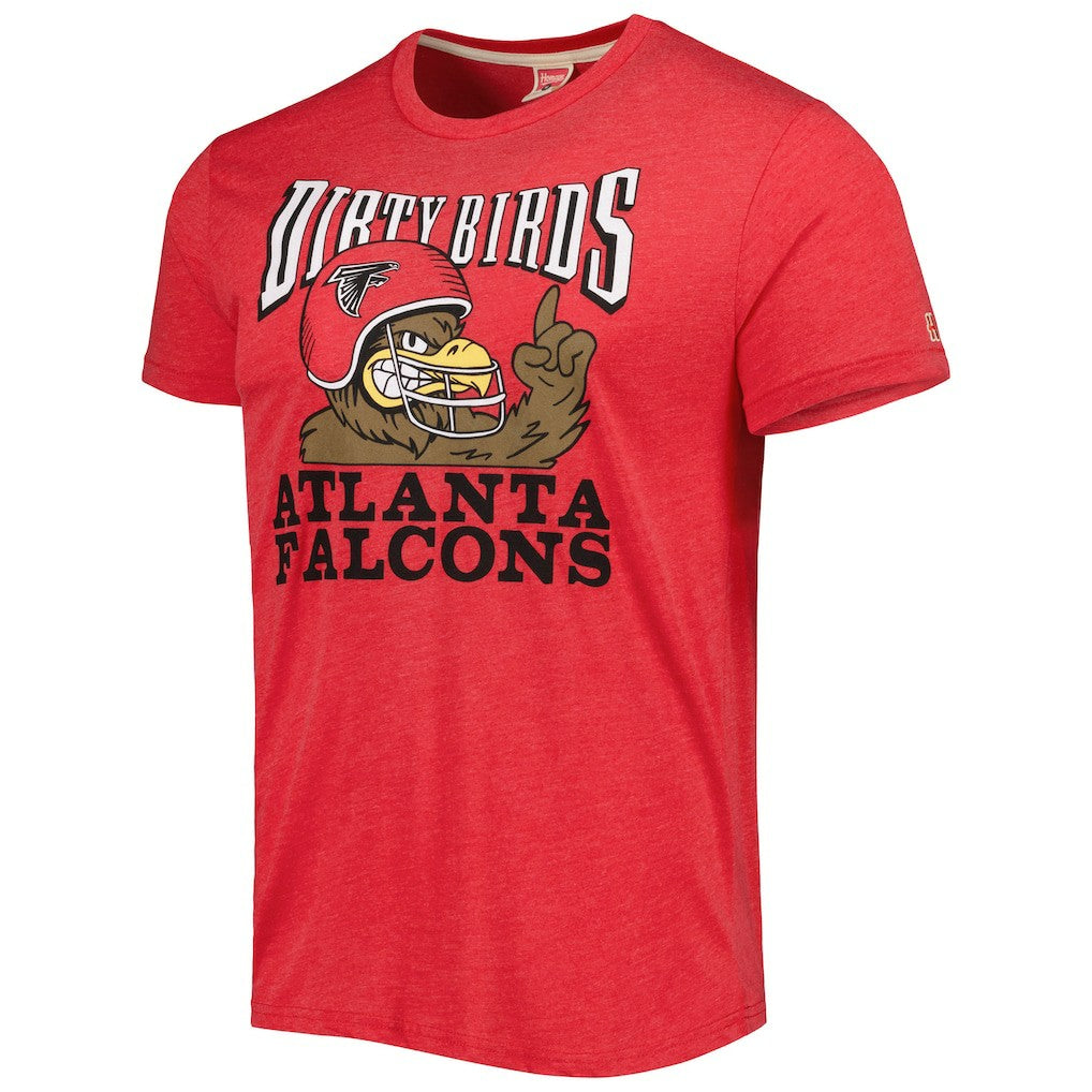 Atlanta Falcons Homage Dirty Birds Hyper Local Tri-Blend T-Shirt - Red T-shirts
