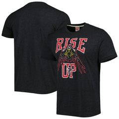 Atlanta Falcons Homage Rise Up Hyper Local Tri-Blend T-Shirt - Black T-shirts